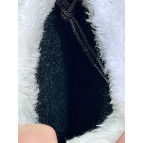 Cabelas Brown Leather Fur Lined Winter Boots Mens Size 10 - Picture 8 of 10